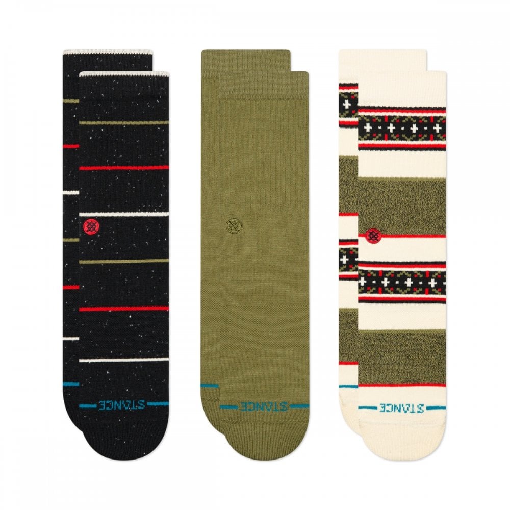 Stance Greetings 3 Pack Crew Socks