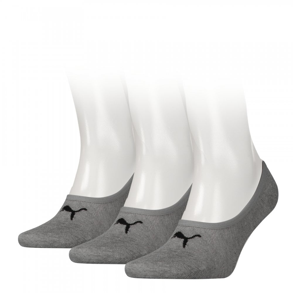 Puma Unisex Footie 3 Pack Socks