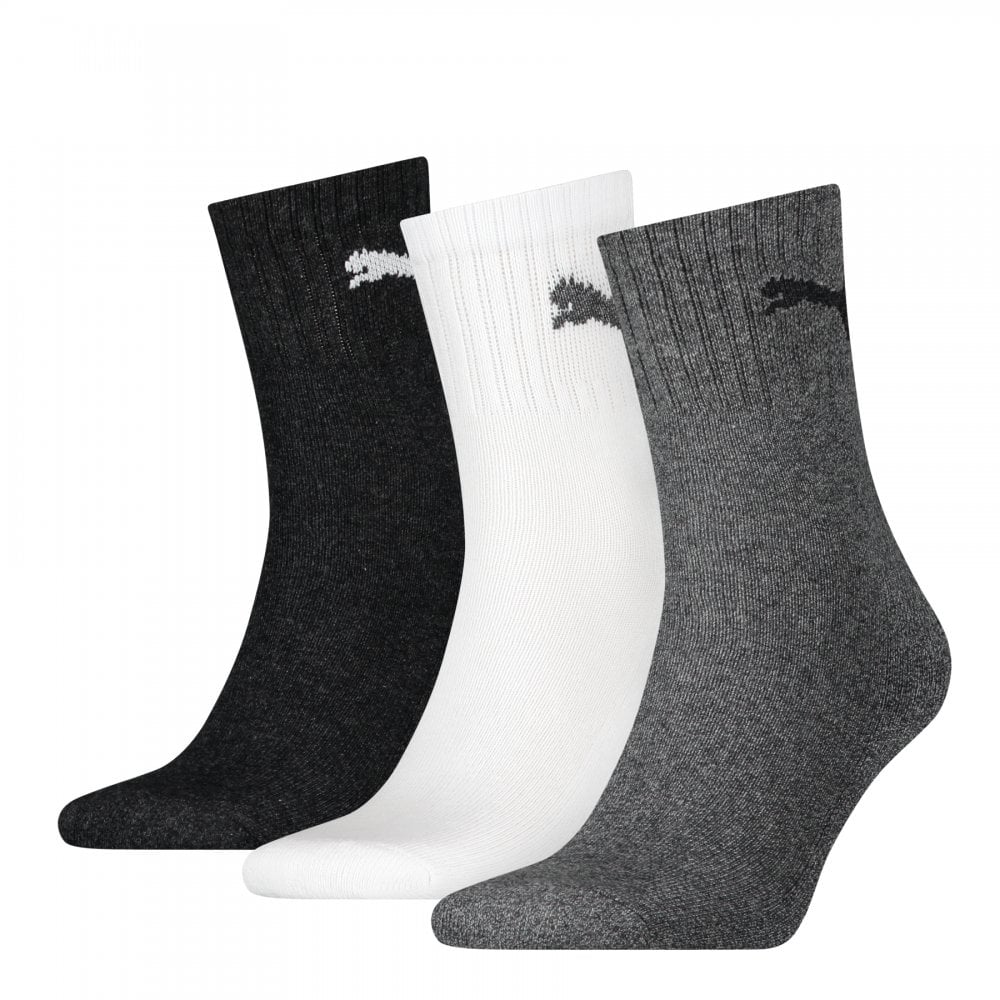 Puma Unisex Short Crew 3 Pack Socks
