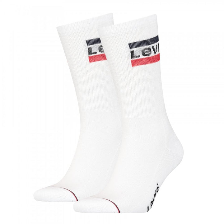 Levis Regular Cut Sportswear Logo 2 Pack Socks