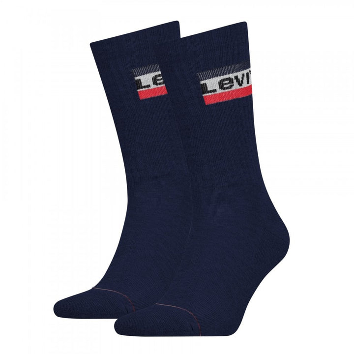 Levis Regular Cut Sportswear Logo 2 Pack Socks