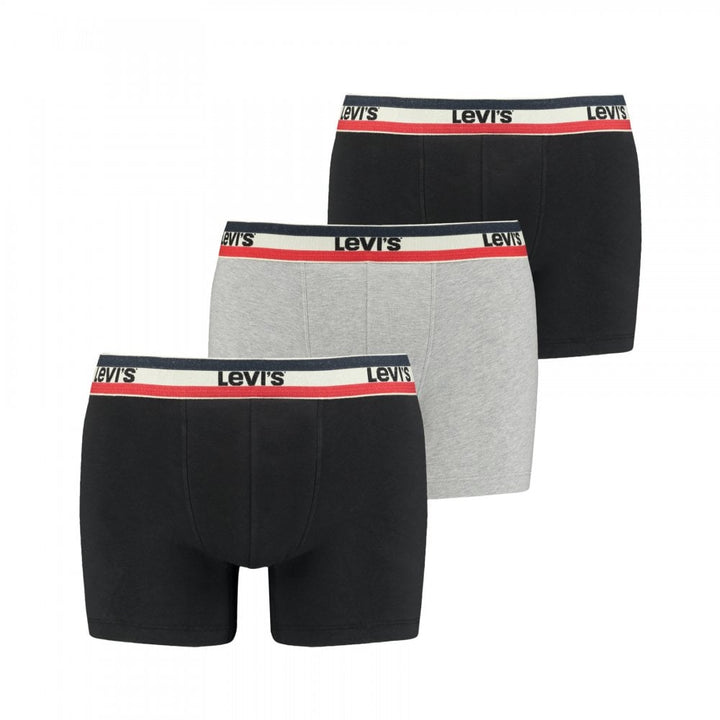 Levis Men Sportswear Logo Boxer Brief 3 Pack