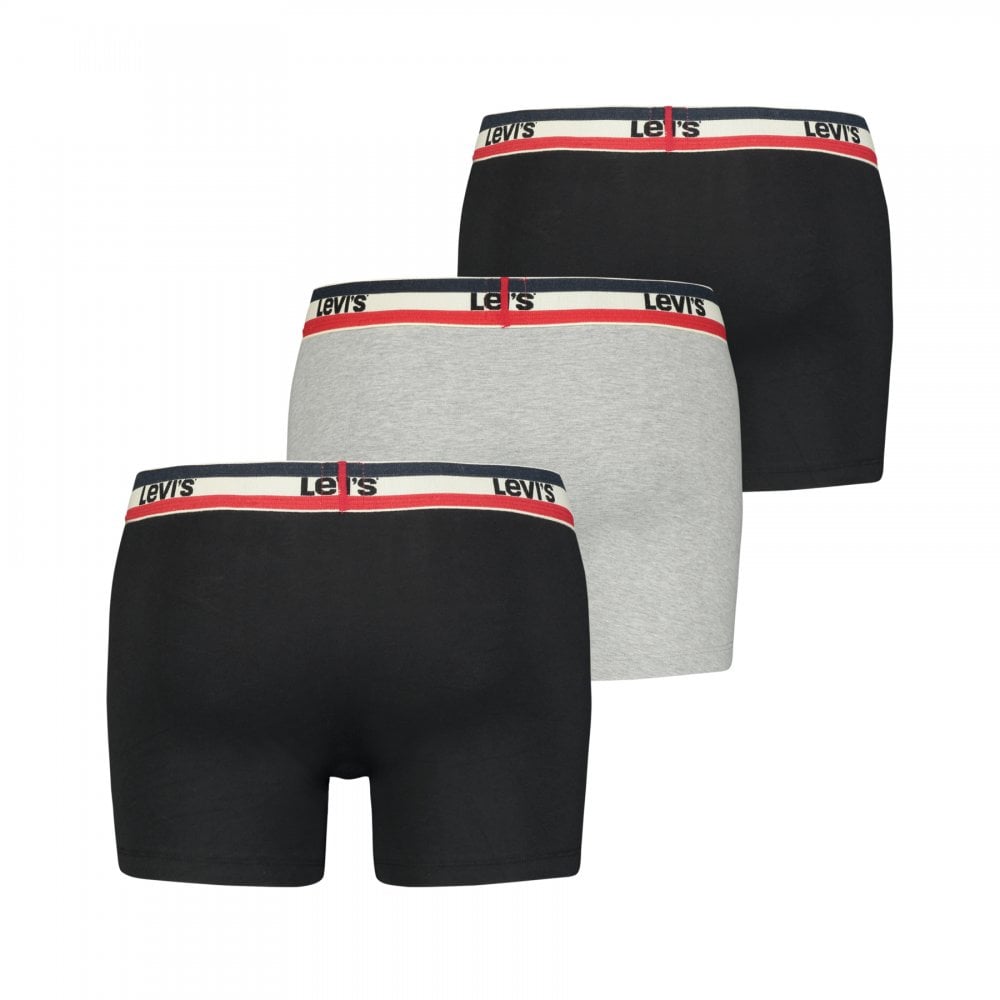 Levis Men Sportswear Logo Boxer Brief 3 Pack