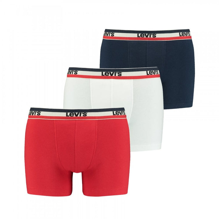 Levis Men Sportswear Logo Boxer Brief 3 Pack