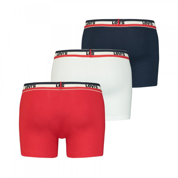 Levis Men Sportswear Logo Boxer Brief 3 Pack