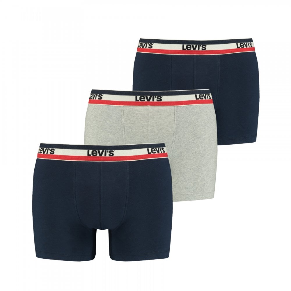 Levis Men Sportswear Logo Boxer Brief 3 Pack