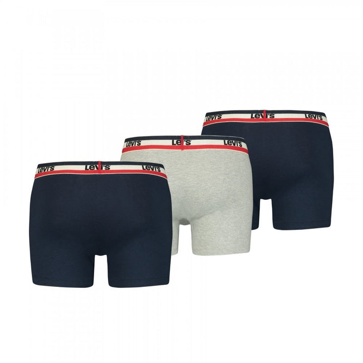 Levis Men Sportswear Logo Boxer Brief 3 Pack