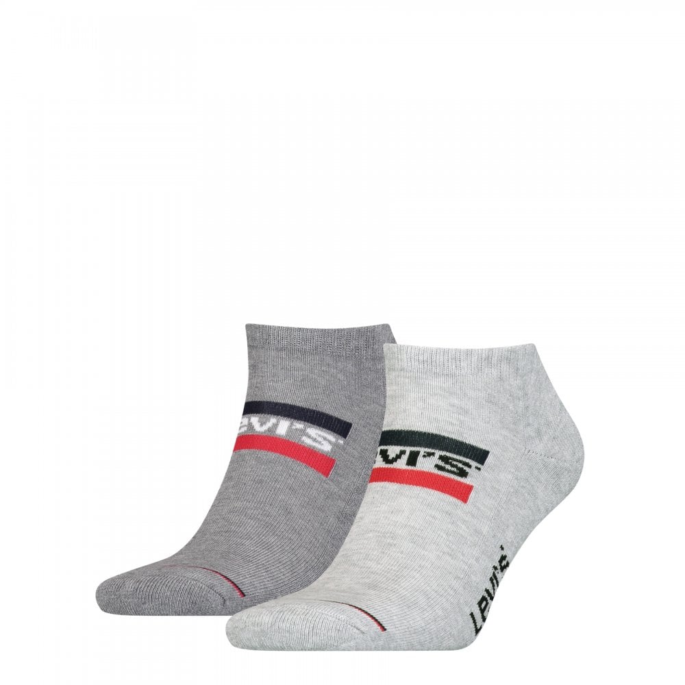 Levis Low Cut Sportswear Logo 2 Pack Socks