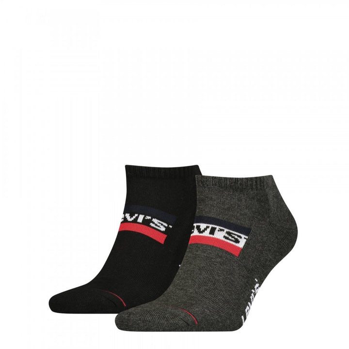 Levis Low Cut Sportswear Logo 2 Pack Socks
