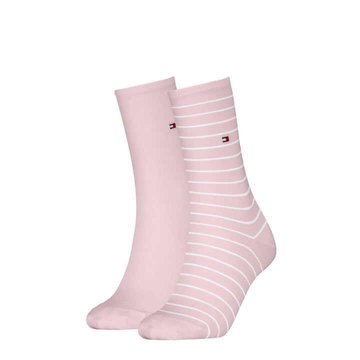 Tommy Hilfiger Women 2 Pack Small Stripe Socks