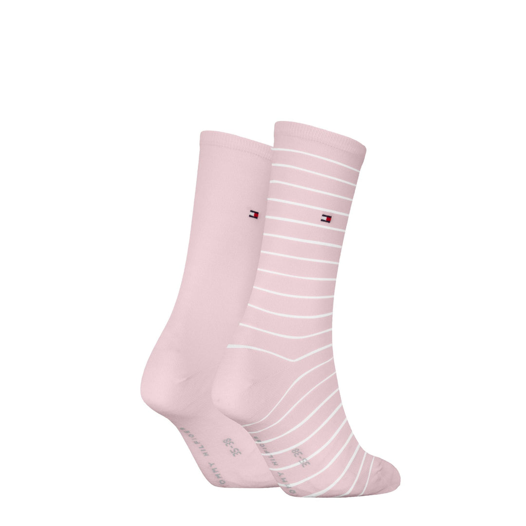 Tommy Hilfiger Women 2 Pack Small Stripe Socks