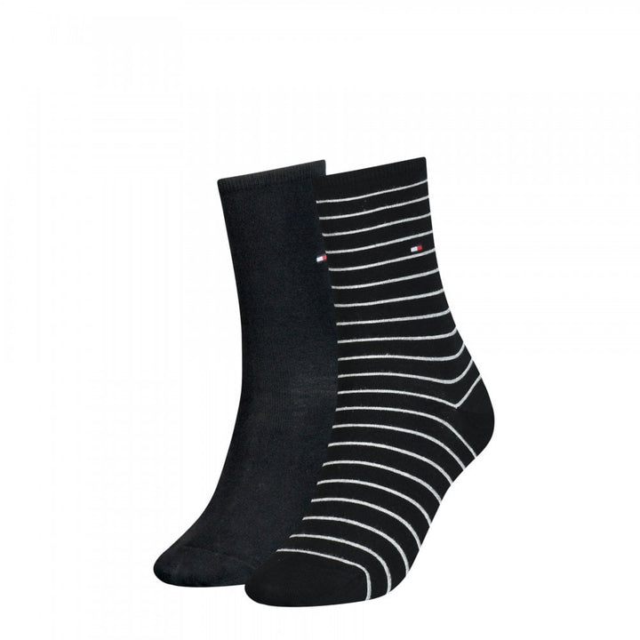 Tommy Hilfiger Women 2 Pack Small Stripe Socks