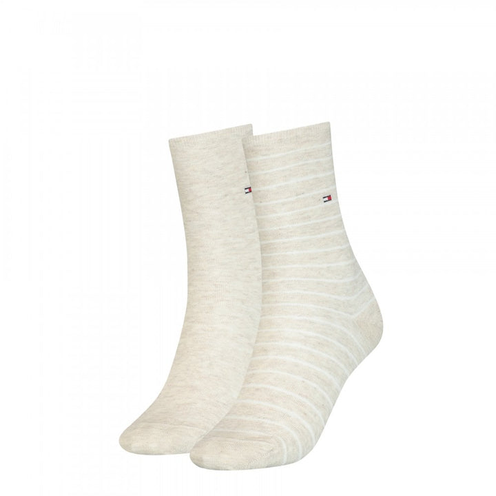 Tommy Hilfiger Women 2 Pack Small Stripe Socks