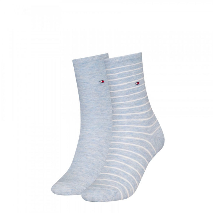 Tommy Hilfiger Women 2 Pack Small Stripe Socks