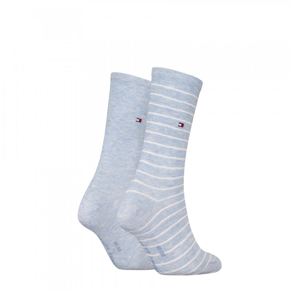 Tommy Hilfiger Women 2 Pack Small Stripe Socks