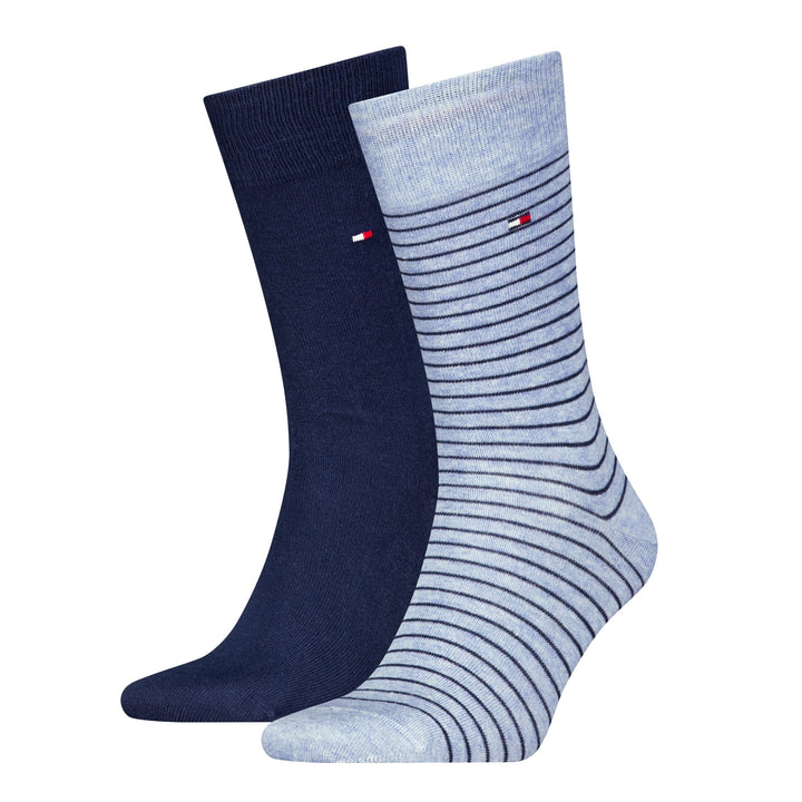 Tommy Hilfiger Men Small Stripe Sock 2 Pack Socks