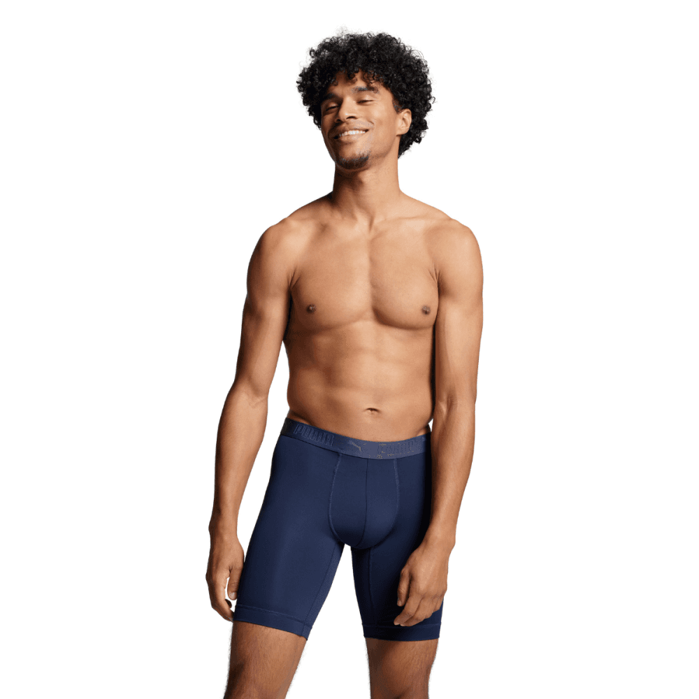 Puma Men Sport Microfiber Long Boxers 2 Pack