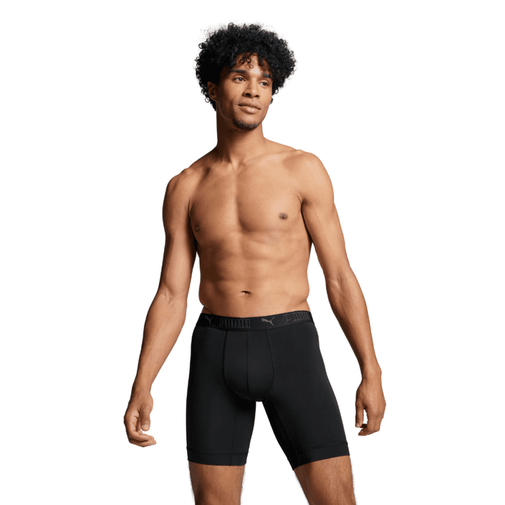 Puma Men Sport Microfiber Long Boxers 2 Pack