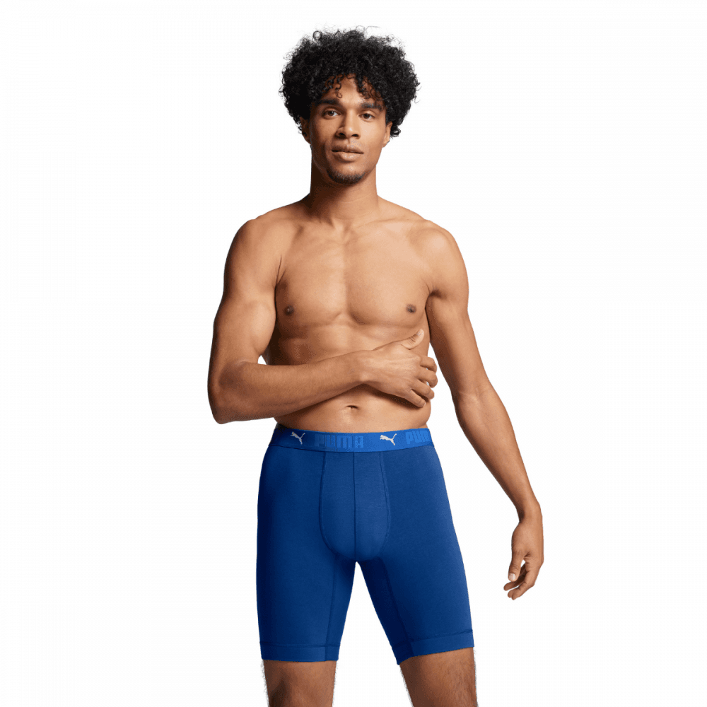 Puma Men Sport Cotton Long Boxers 2 Pack