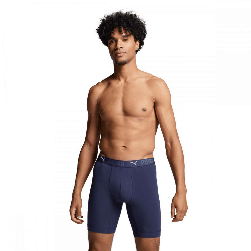 Puma Men Sport Cotton Long Boxers 2 Pack