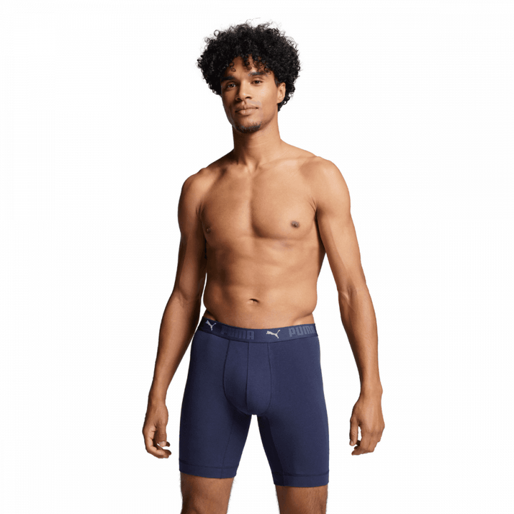 Puma Men Sport Cotton Long Boxers 2 Pack