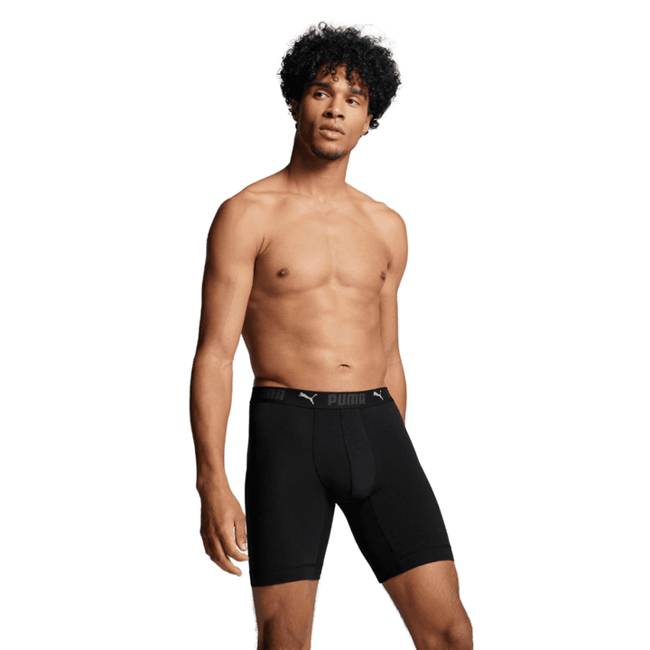 Puma Men Sport Cotton Long Boxers 2 Pack