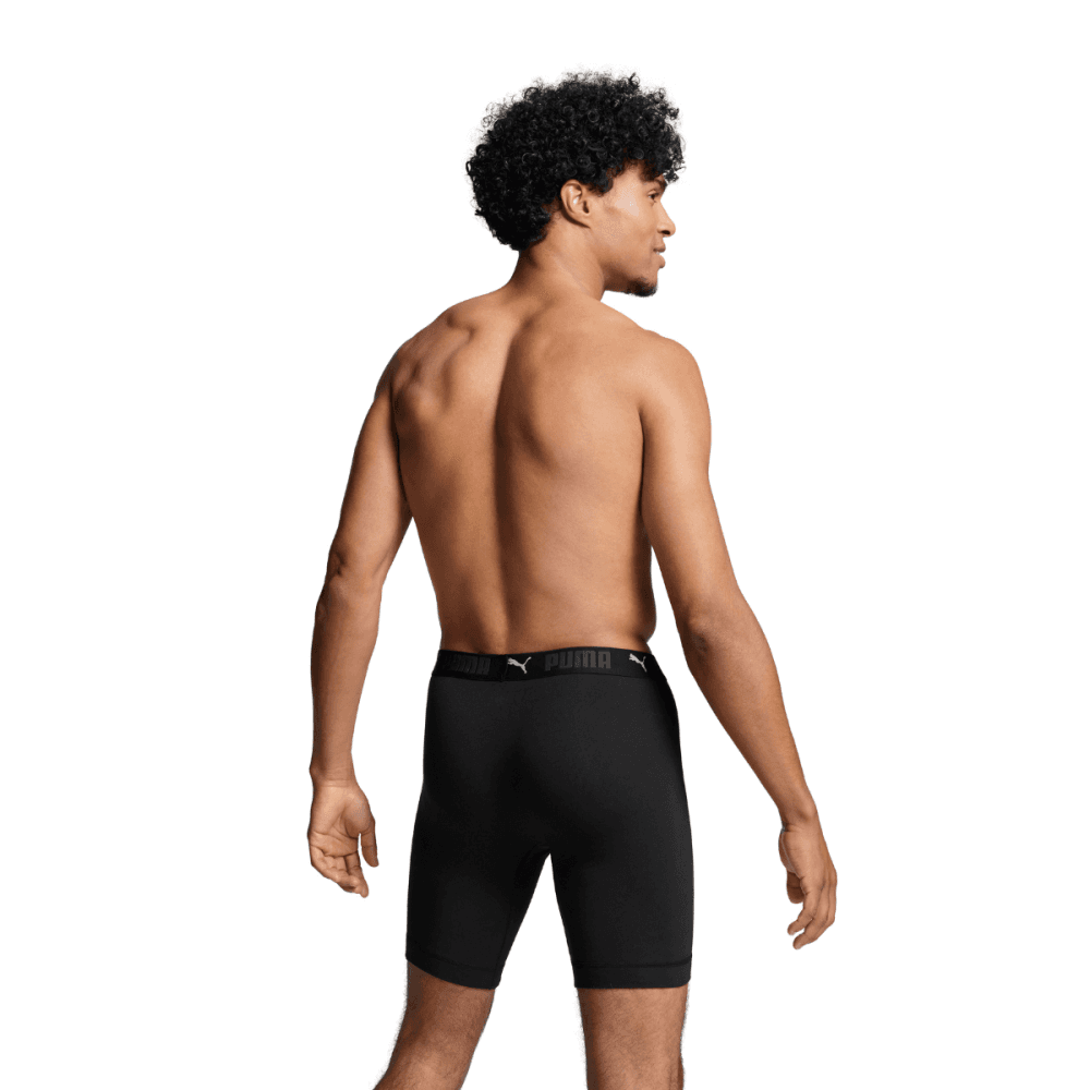 Puma Men Sport Cotton Long Boxers 2 Pack