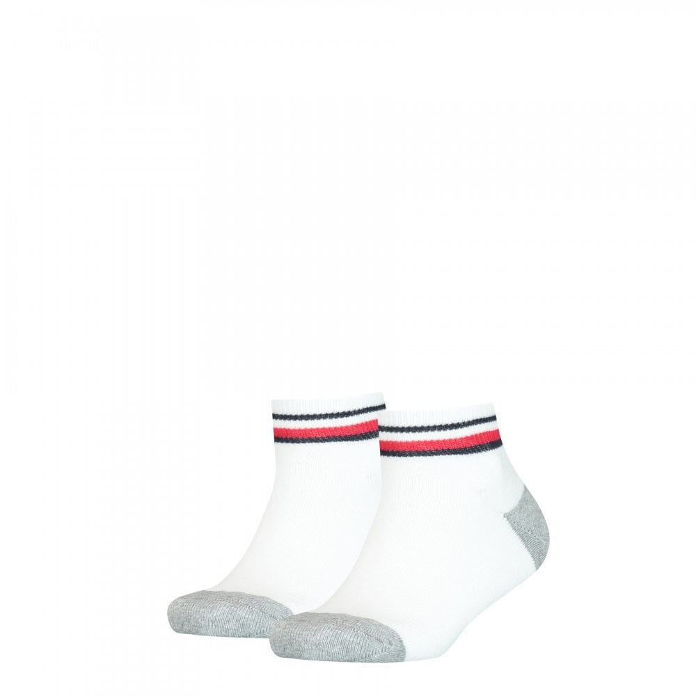Tommy Hilfiger Kids Iconic Sports Quarter 2 Pack Socks