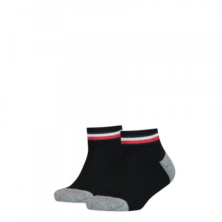 Tommy Hilfiger Kids Iconic Sports Quarter 2 Pack Socks