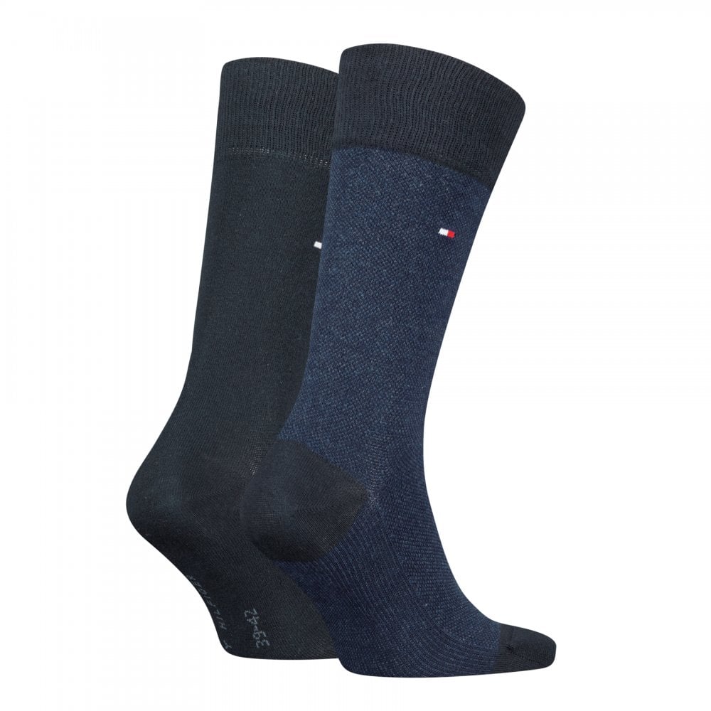 Tommy Hilfiger Men 2 Pack Birdseye Socks