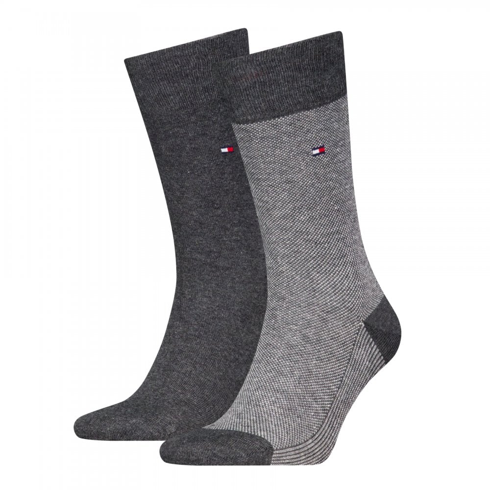 Tommy Hilfiger Men 2 Pack Birdseye Socks