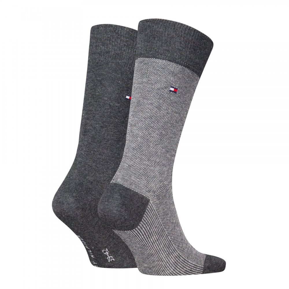 Tommy Hilfiger Men 2 Pack Birdseye Socks