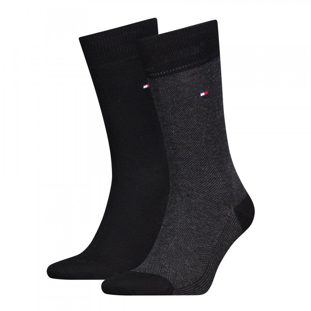 Tommy Hilfiger Men 2 Pack Birdseye Socks