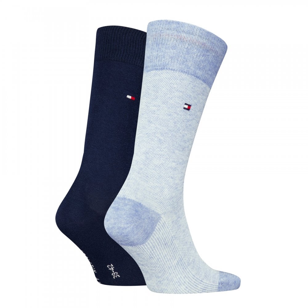 Tommy Hilfiger Men 2 Pack Birdseye Socks
