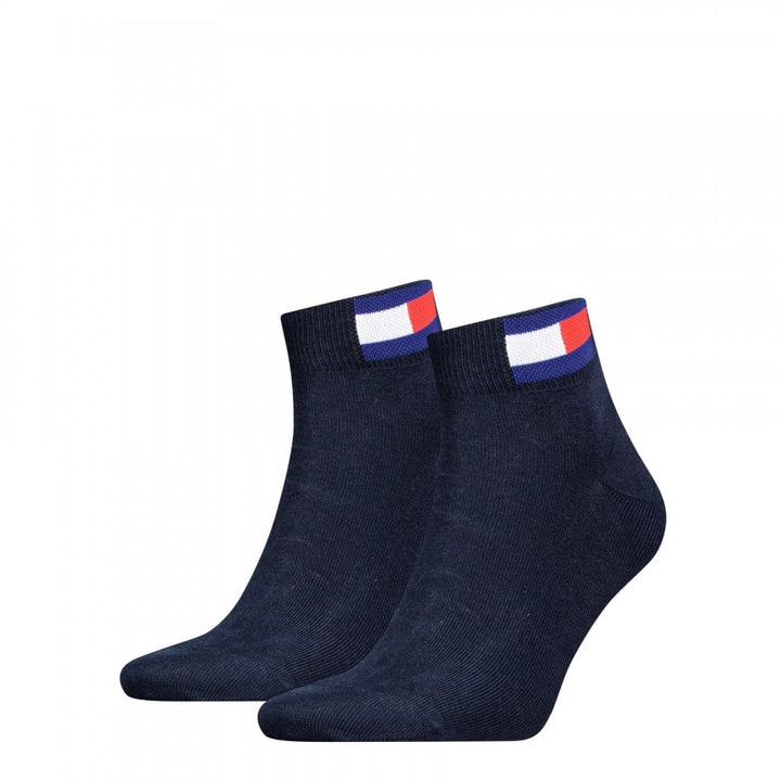 Tommy Hilfiger Tj Quarter 2 Pack Flag Socks