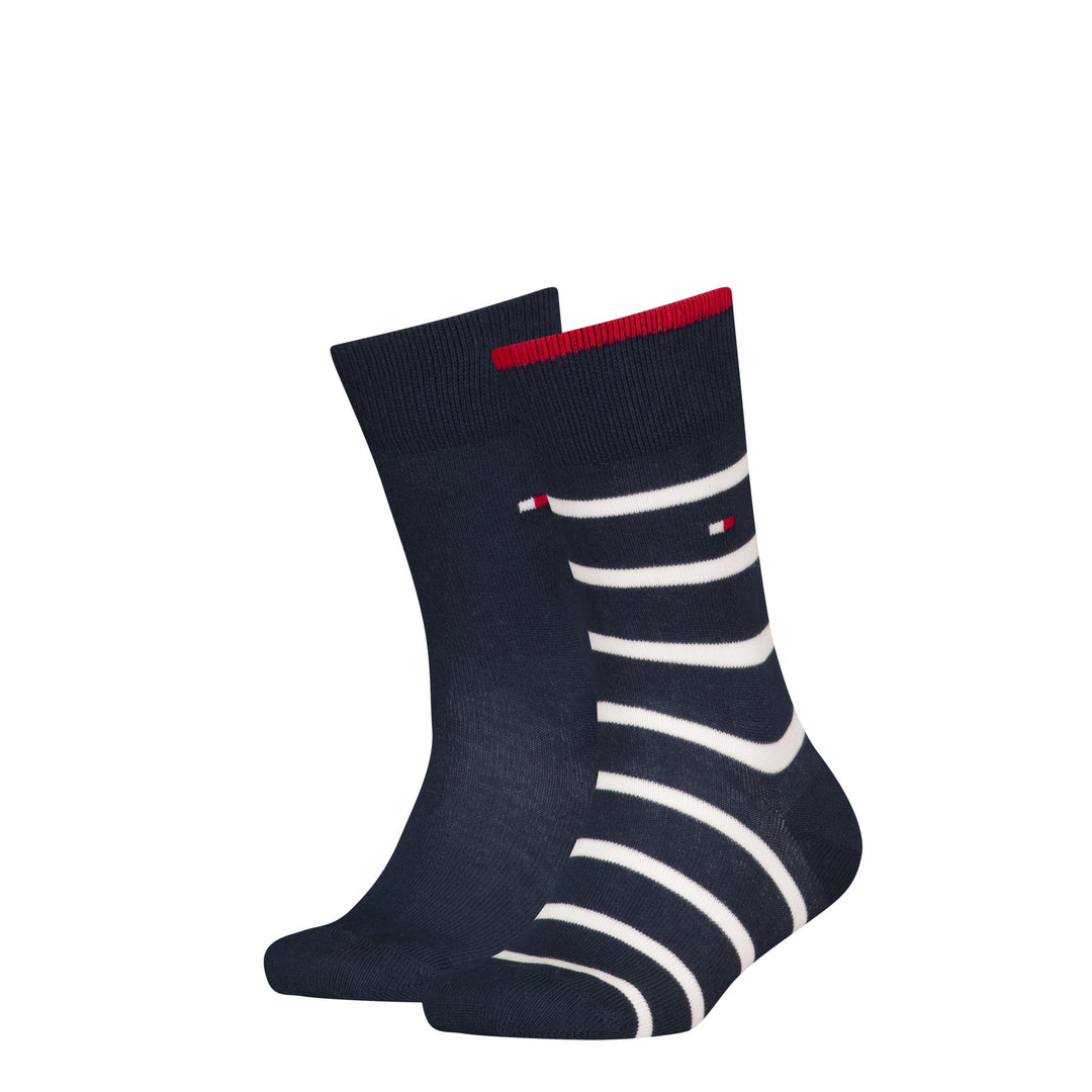 Tommy Hilfiger Kids 2 Pack Breton Stripe Socks