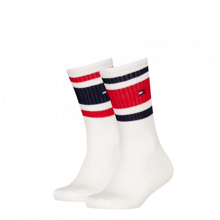 Tommy Hilfiger Kids 2 Pack Sport Stripe Socks
