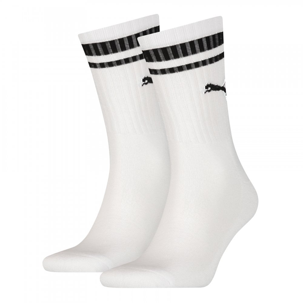 Puma Unisex Heritage Crew 2 Pack Socks