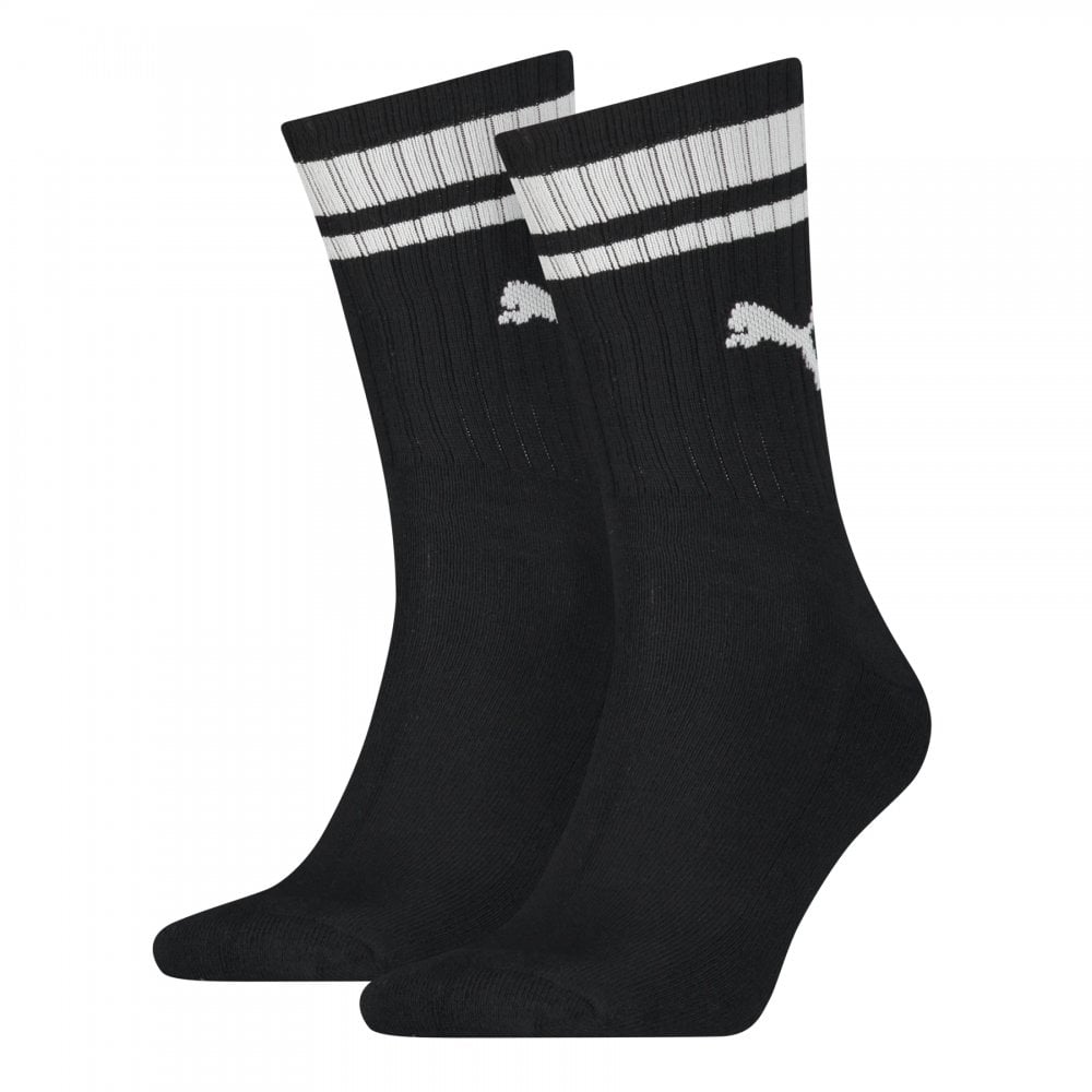 Puma Unisex Heritage Crew 2 Pack Socks