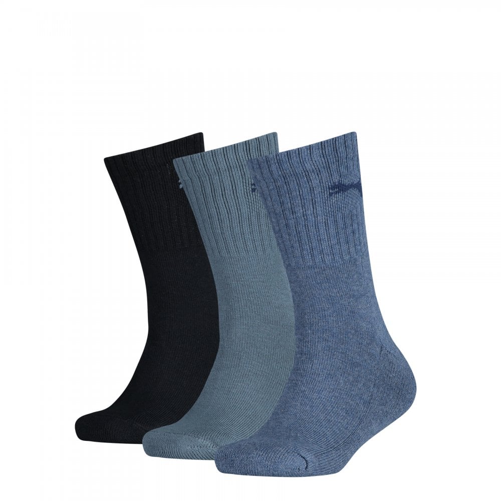 Puma Kids Crew 3 Pack Socks