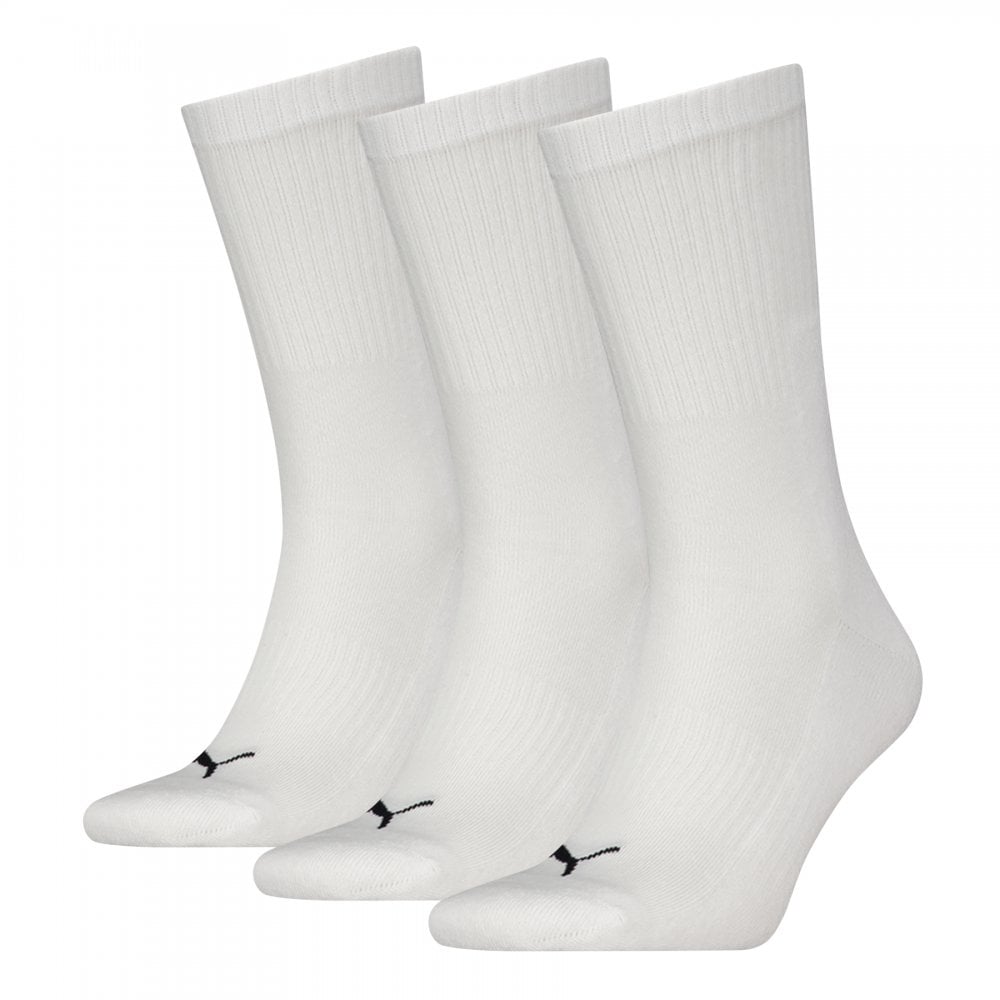 Puma Unisex Cushioned Next Crew 3 Pack Socks