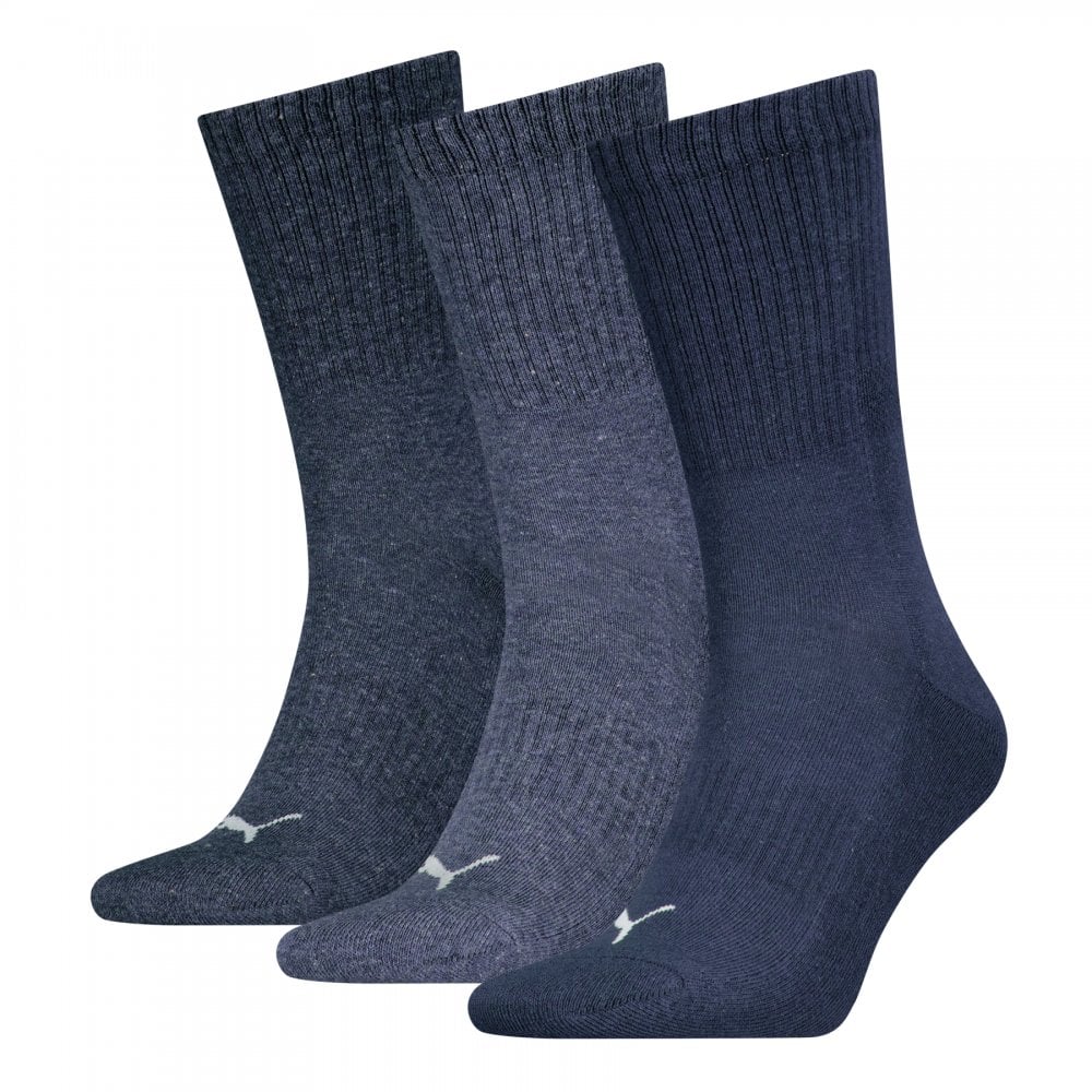 Puma Unisex Cushioned Next Crew 3 Pack Socks