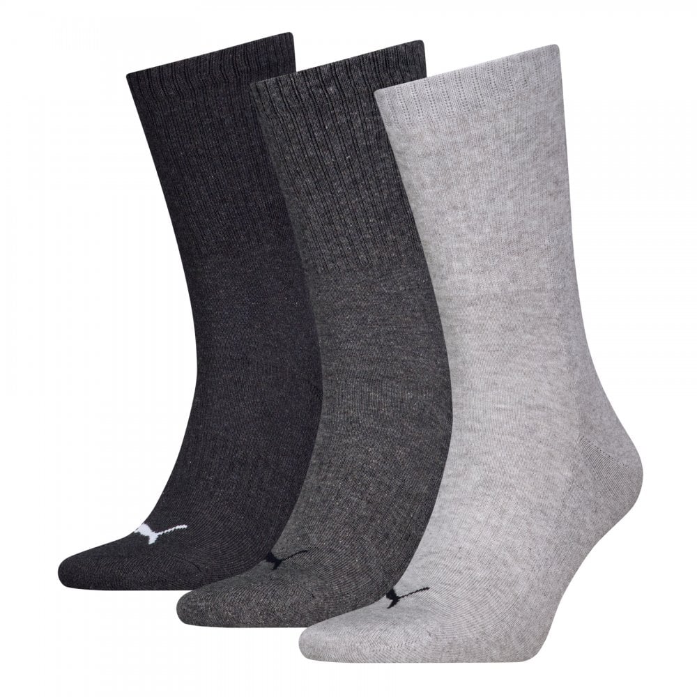 Puma Unisex Cushioned Next Crew 3 Pack Socks