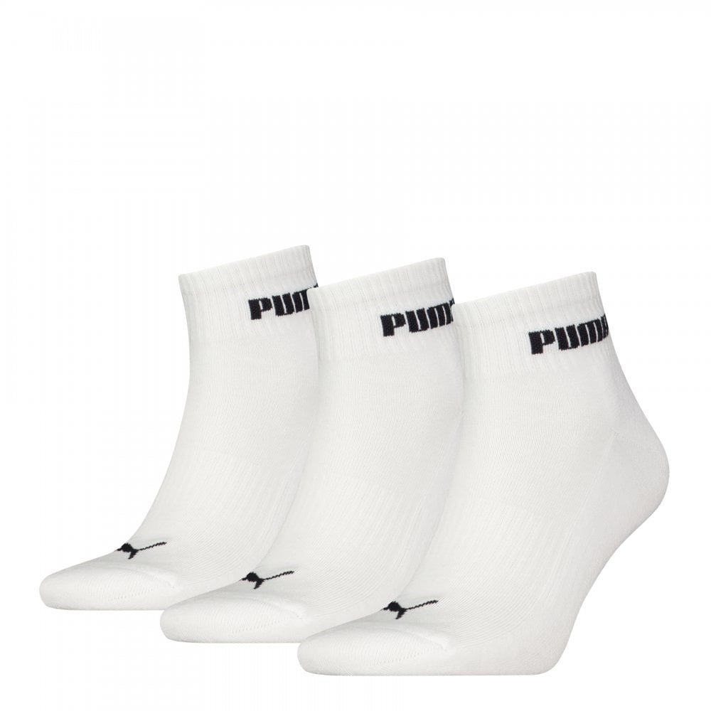 Puma Unisex Cushioned Next Quarter 3 Pack Socks