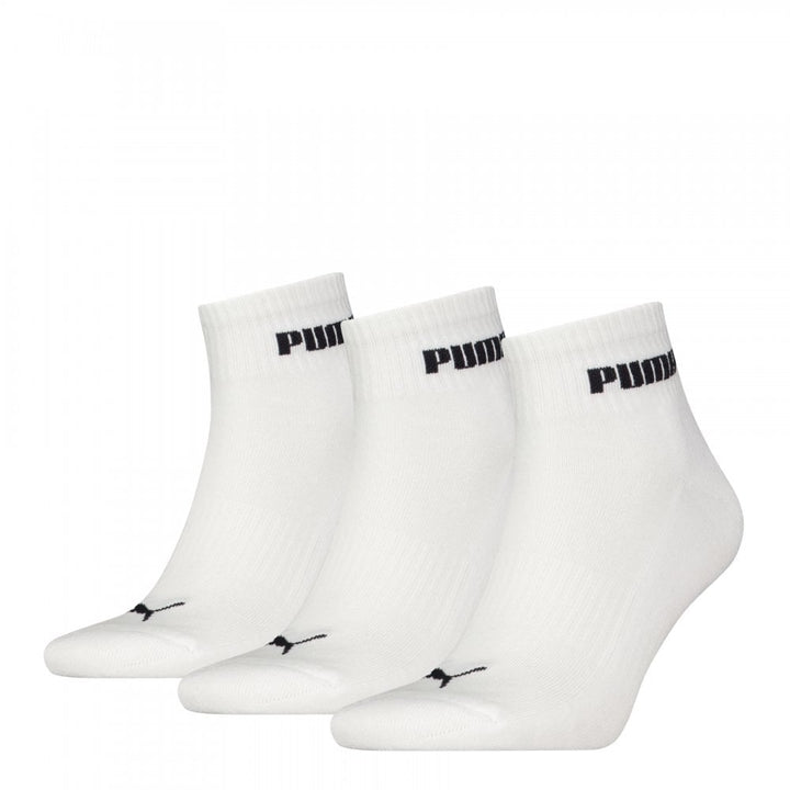 Puma Unisex Cushioned Next Quarter 3 Pack Socks