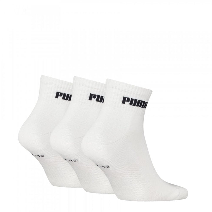 Puma Unisex Cushioned Next Quarter 3 Pack Socks