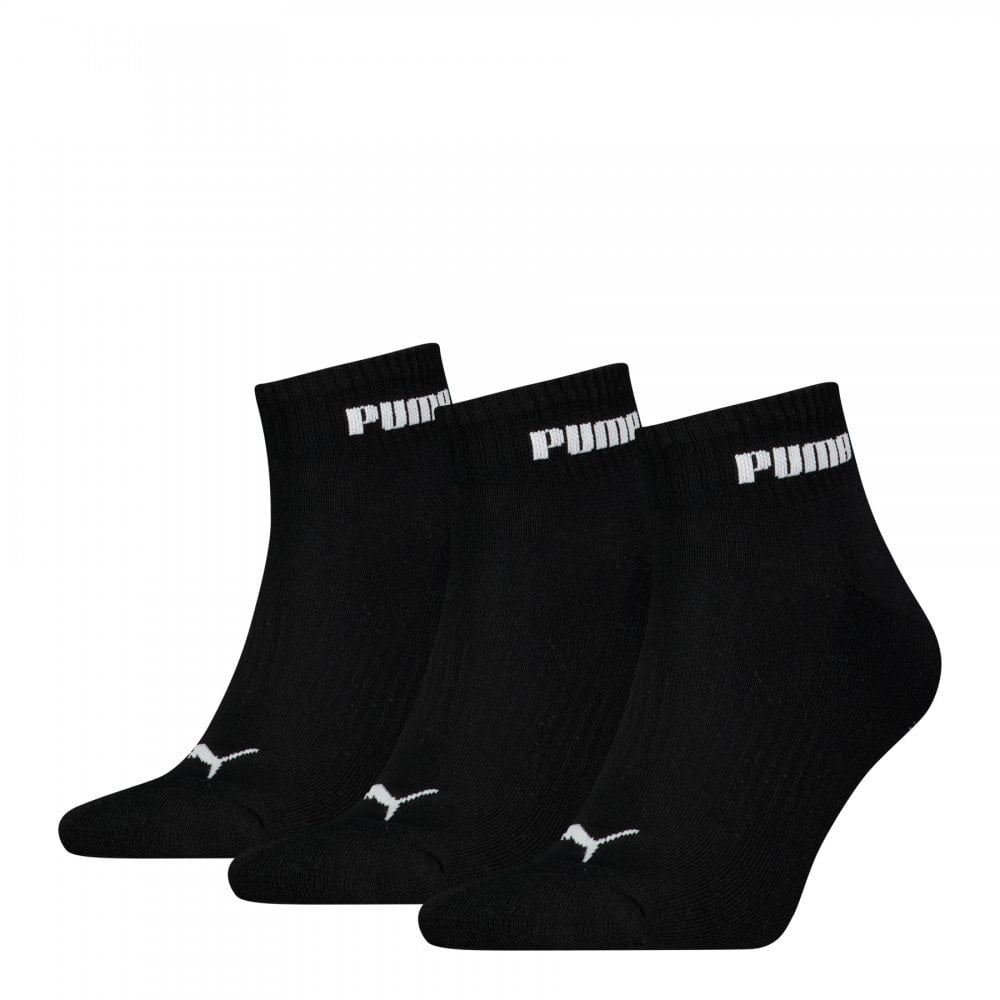 Puma Unisex Cushioned Next Quarter 3 Pack Socks