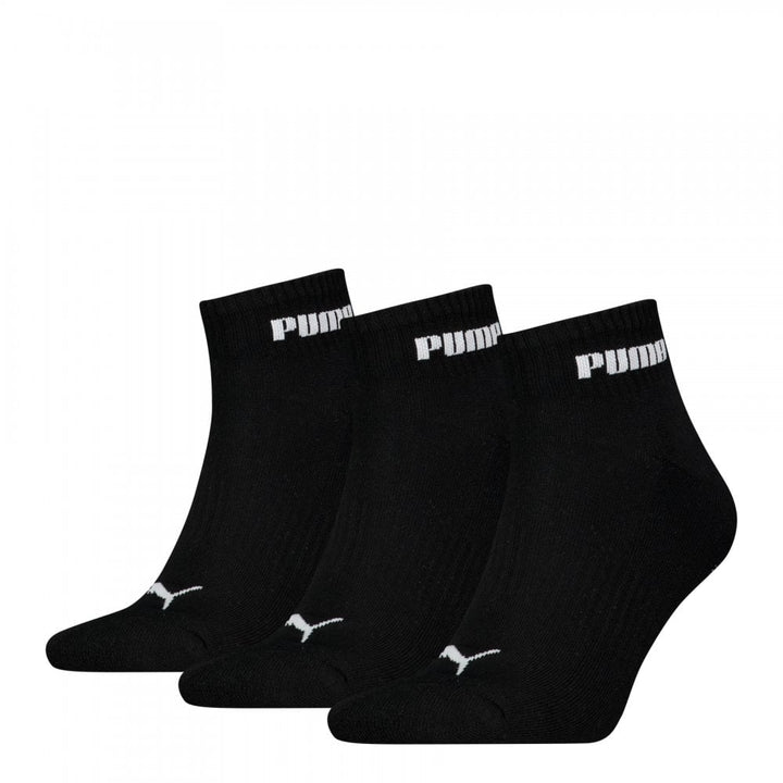 Puma Unisex Cushioned Next Quarter 3 Pack Socks