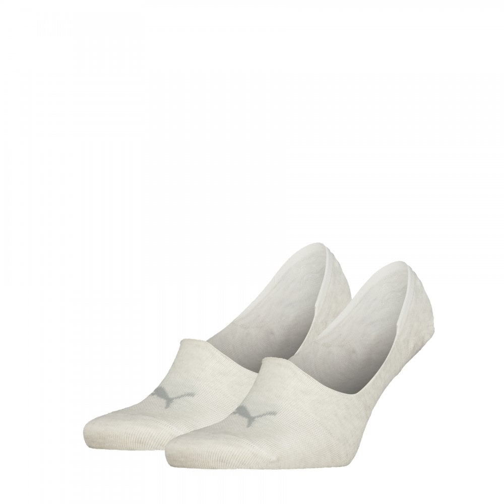 Puma Unisex Mid Cut Footie 2 Pack Socks