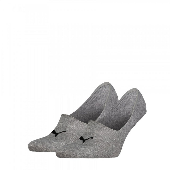 Puma Unisex Mid Cut Footie 2 Pack Socks